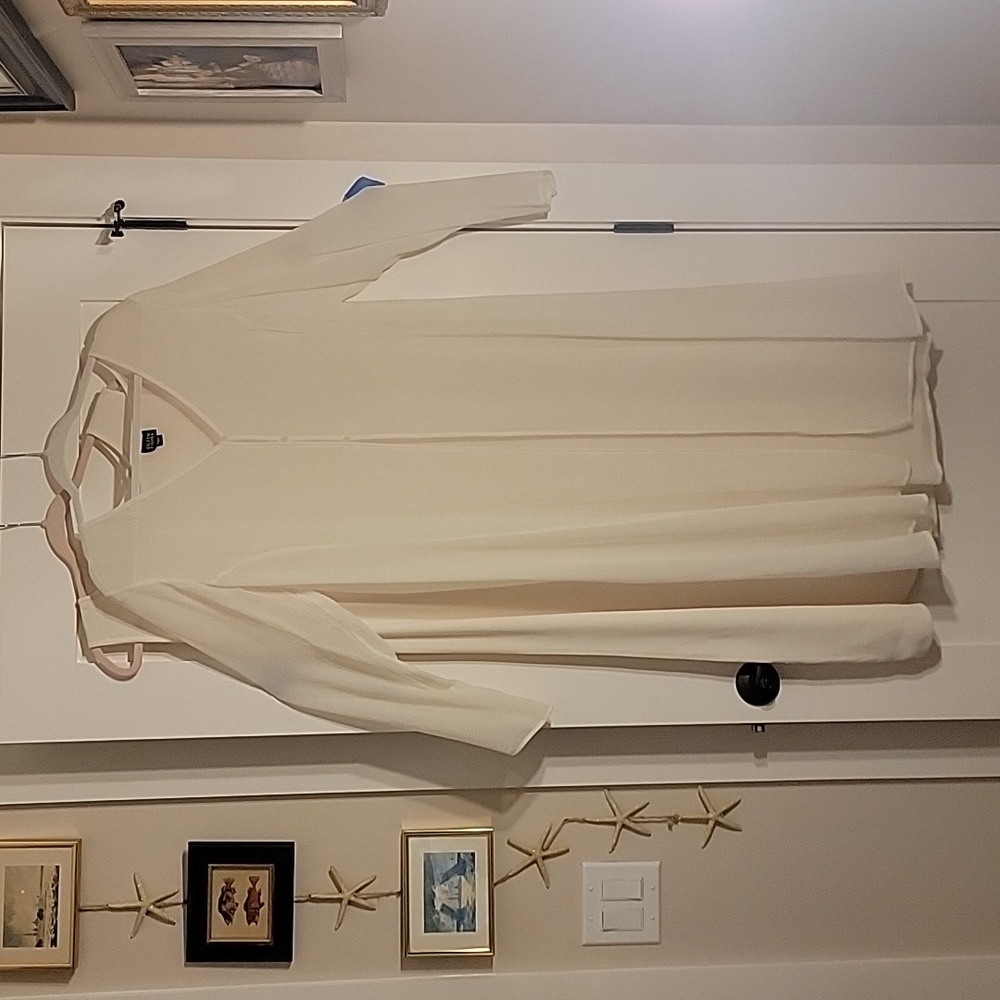 WINTER Cream, Eileen Fisher 2pc Dress set, Party dress.